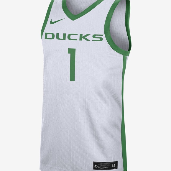 NWT men's large or XL nike oregon ducks basketball #1 jersey - Picture 1 of 2